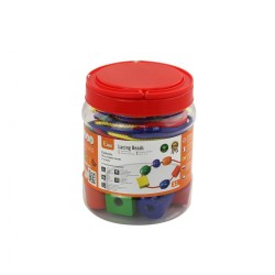 Drevené korálky Viga multicolor