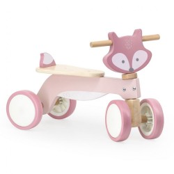 Drevené odrážadlo Viga Líška ružová #1