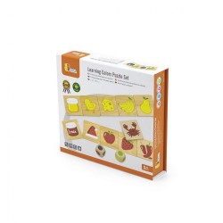 Drevené puzzle Farby Viga multicolor #5