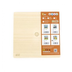 Drevené puzzle pre najmenších Viga 9 ks Lietadlo multicolor #2