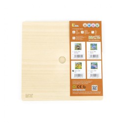 Drevené puzzle pre najmenších Viga 9 ks Lion multicolor #2