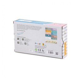 Drevené puzzle s číslami Viga multicolor #4