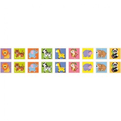 Drevené puzzle Viga Zvieratka 36ks multicolor #1