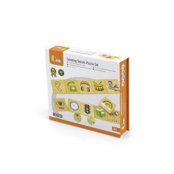 Drevené puzzle Zmysly Viga multicolor #4