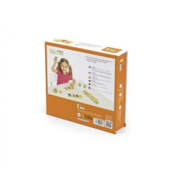 Drevené puzzle Zmysly Viga multicolor #5