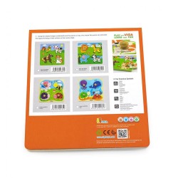 Drevené vkladacie puzzle Hmyz Viga multicolor #2