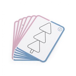 Drevené vkladacie puzzle Viga tvary a farby multicolor #1