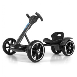 Elektrická motokára  s diaľkovým ovládaním a LED efektmi GOKART BOLT Milly Mally black Čierna #1