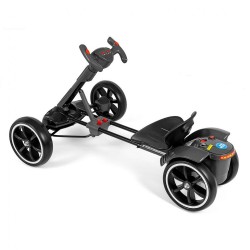 Elektrická motokára  s diaľkovým ovládaním a LED efektmi GOKART BOLT Milly Mally black Čierna #3