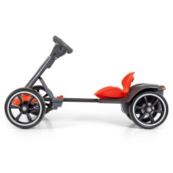 Elektrická motokára  s diaľkovým ovládaním a LED efektmi GOKART BOLT Milly Mally red Červená #2