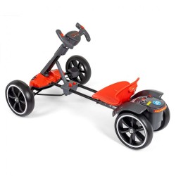 Elektrická motokára  s diaľkovým ovládaním a LED efektmi GOKART BOLT Milly Mally red Červená #3