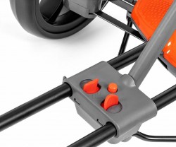Elektrická motokára  s diaľkovým ovládaním a LED efektmi GOKART BOLT Milly Mally red Červená #8