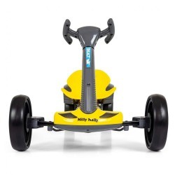Elektrická motokára  s diaľkovým ovládaním a LED efektmi GOKART BOLT Milly Mally yellow Žltá #3