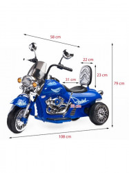 Elektrická motorka Toyz Rebel blue modrá #1