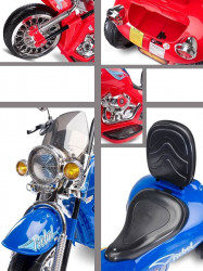 Elektrická motorka Toyz Rebel blue modrá #6