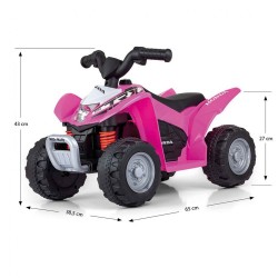 Elektrická štvorkolka Milly Mally Honda ATV ružová #4