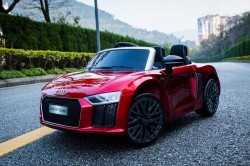 Elektrické autíčko BABY MIX AUDI R8 Spyder MAXI metalíza červené #3