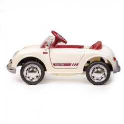 Elektrické autíčko Baby Mix Retro Pearl biela #1