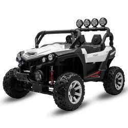 Elektrické autíčko Buggy Baby Mix Road 4x4 bílé biela
