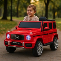 Elektrické autíčko Mercedes - Benz  G63 AMG Baby Mix red Červená #8