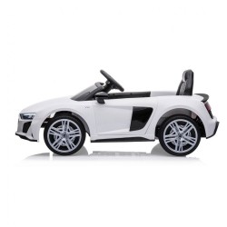 Elektrické autíčko Milly Mally Audi R8 Spyder White biela #5