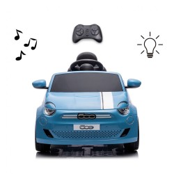 Elektrické autíčko Milly Mally Fiat 500e modré #1