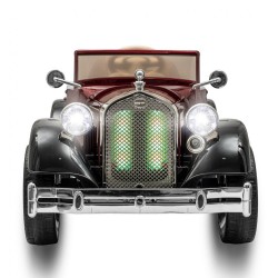 Elektrické autíčko Retro 4x4 Baby Mix lakované červené #1
