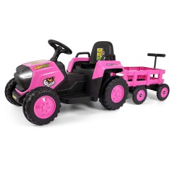 Elektrický traktor Milly Mally Rolly pink ružová