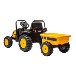 Elektrický traktor s prívesom Milly Mally Farmer červený #3