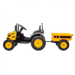 Elektrický traktor s prívesom Milly Mally Farmer červený #4