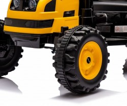 Elektrický traktor s prívesom Milly Mally Farmer červený #5