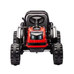 Elektrický traktor s prívesom Milly Mally Farmer červený #1