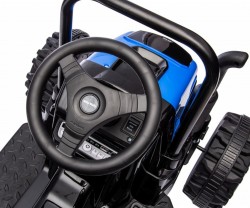 Elektrický traktor s prívesom Milly Mally Farmer modrý #9