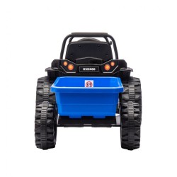 Elektrický traktor s prívesom Milly Mally Farmer modrý #2