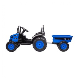Elektrický traktor s prívesom Milly Mally Farmer modrý #4