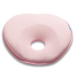 Ergonomický dojčenský vankúšik New Baby BASIC  podporujúce správne tvarovanie hlavy dieťaťa ružová #1