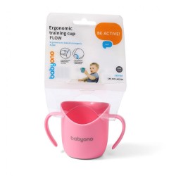 Ergonomický hrnček na učenie Baby Ono FLOW ružový #2