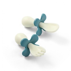 Ergonomický príbor pre deti Baby Ono modrozelený (poškodený obal) podľa obrázku #3