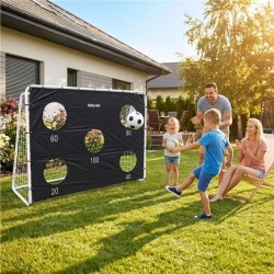 Futbalová bránka s terčovou plachtou Baby Mix black multicolor #1
