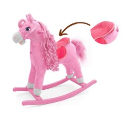 Hojdací koník s melódiou Milly Mally Princess pink ružová #4