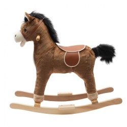 Hojdací koník s melódiou PlayTo hnedý SK+CZ #1