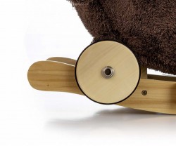 Hojdací psík s melódiou a kolieskami Milly Mally Polly Plus Brown Dog hnedá #6