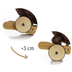 Hojdací psík s melódiou a kolieskami Milly Mally Polly Plus Brown Dog hnedá #7