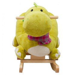 Hojdacia hračka s melódiou Baby Mix Dinosaurus zelená #2