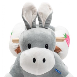 Hojdacia hračka s melódiou Baby Mix oslík hnedá #1