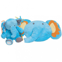 Hracia deka s melódiou PlayTo sloník s hračkou modrá #2