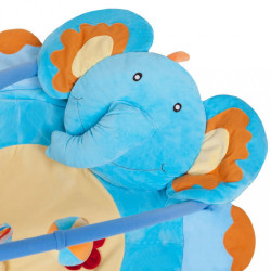 Hracia deka s melódiou PlayTo sloník s hračkou modrá #3
