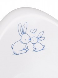 Hrajúci detský nočník Funny biely #1