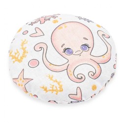 Hrejúci a chladiaci vankúšik Termofor s višňovými peckami New Baby BASIC Pink multicolor