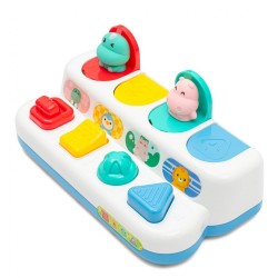 Interaktívna hračka - Vyskakovacie okienka so zvieratkami Peekaboo Baby Mix #1